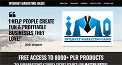 Desktop Screenshot of internetmarketingoasis.com